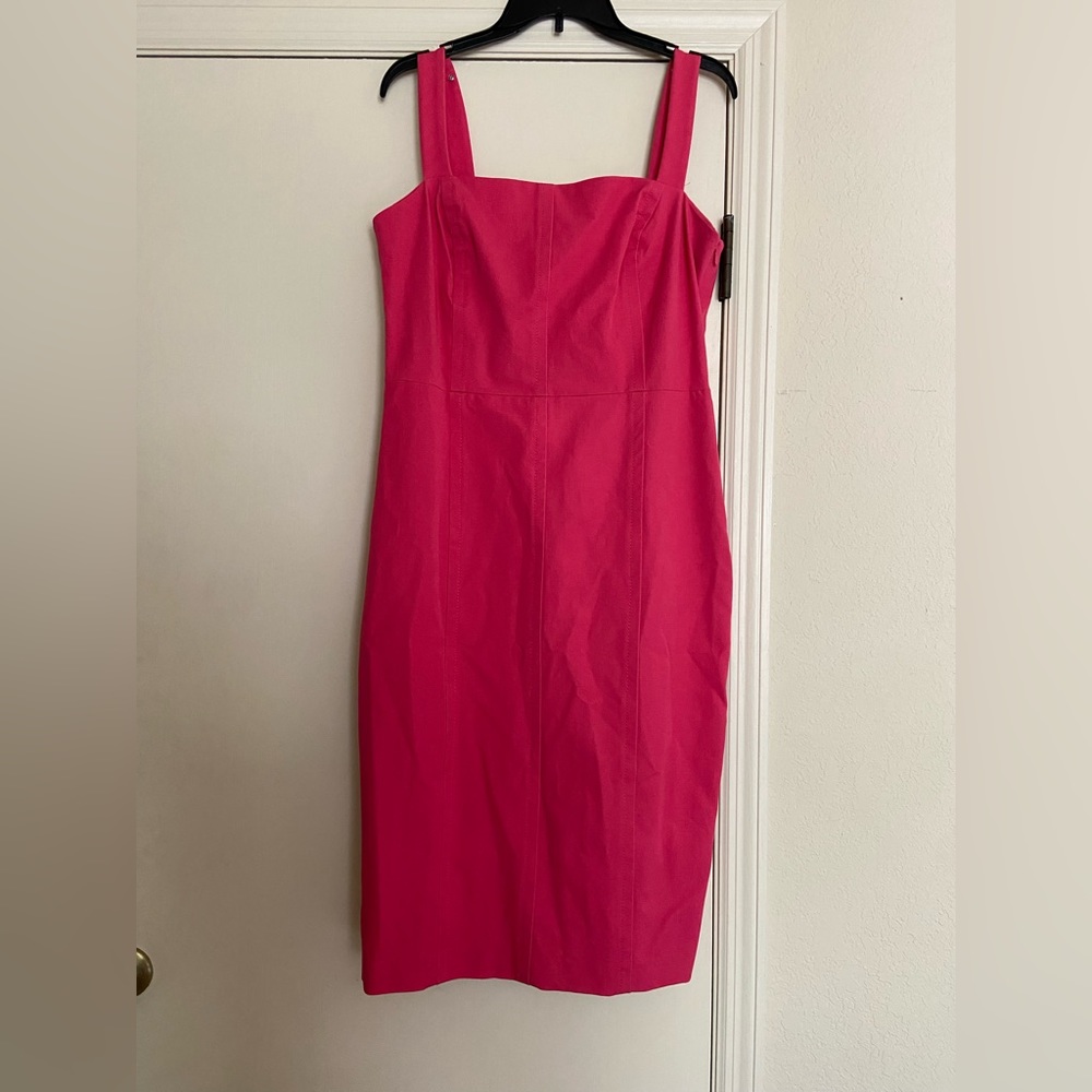 Hot Pink Cocktail Dress/Tea Length